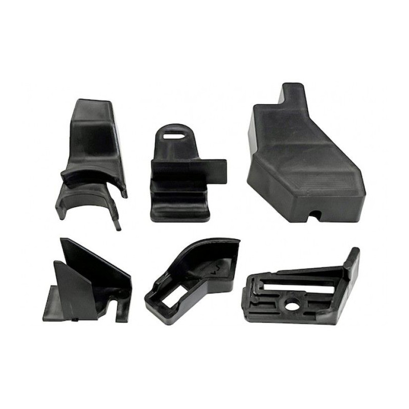 NISSAN QASHQAI 2013.11-* KIT REPARAÇÃO FAROL DIREITO (6PCS - SUPORTES)