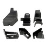 NISSAN QASHQAI 2013.11-* KIT REPARAÇÃO FAROL ESQUERDO (6PCS - SUPORTES)