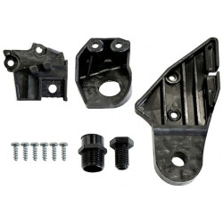 MERCEDES C W204 2011.03-* KIT REPARAÇÃO FAROL DIREITO (3PCS - SUPORTES)
