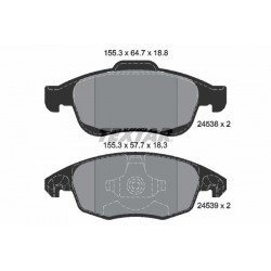 Jogo de pastilhas para travão de disco