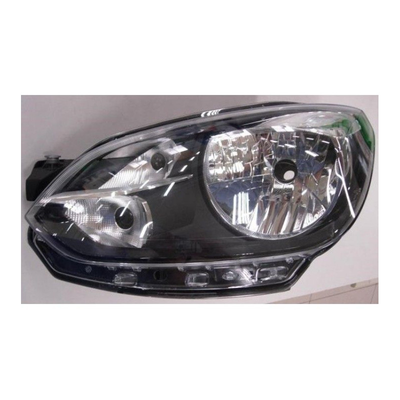 VW UP 12-* FAROL ESQUERDO ELÉCTRICO INTERIOR/INFERIOR NEGRO (H4)