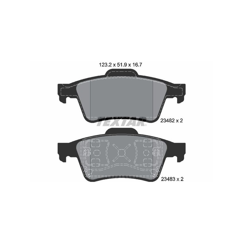 Jogo de pastilhas para travão de disco