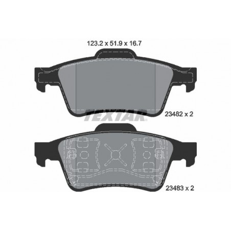 Jogo de pastilhas para travão de disco