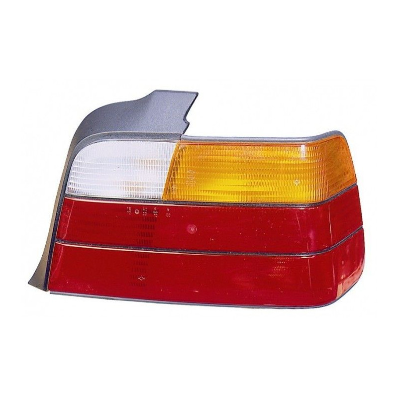 BMW E36 91-* FAROLIM TRÁS ESQUERDO (BRANCO/AMARELO/VERMELHO 4 PORTAS)