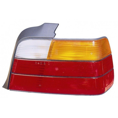 BMW E36 91-* FAROLIM TRÁS ESQUERDO (BRANCO/AMARELO/VERMELHO 4 PORTAS)