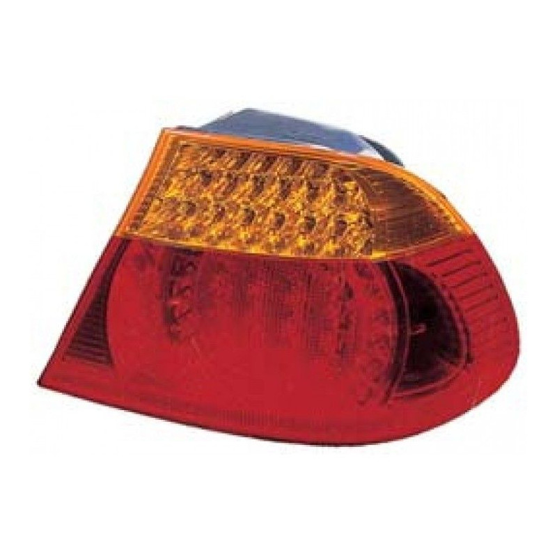BMW E46 03-* FAROLIM TRÁS DIREITO (CANTO AMARELO/VERMELHO 2 PORTAS)