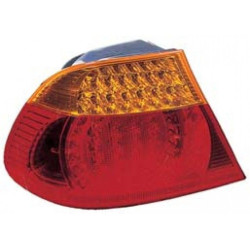 BMW E46 03-* FAROLIM TRÁS ESQUERDO (CANTO AMARELO/VERMELHO 2 PORTAS)