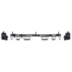 RENAULT CLIO V 2019.06-* KIT SUPORTES CENTRAIS PARA-CHOQUES TRÁS (3 PEÇAS)
