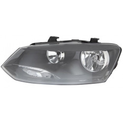 VW POLO 09-*FAROL DIREITO ELÉCTRICO COM MOTOR INTERIOR NEGRO (H7/H7/PY21W/W5W) TRENDLINE