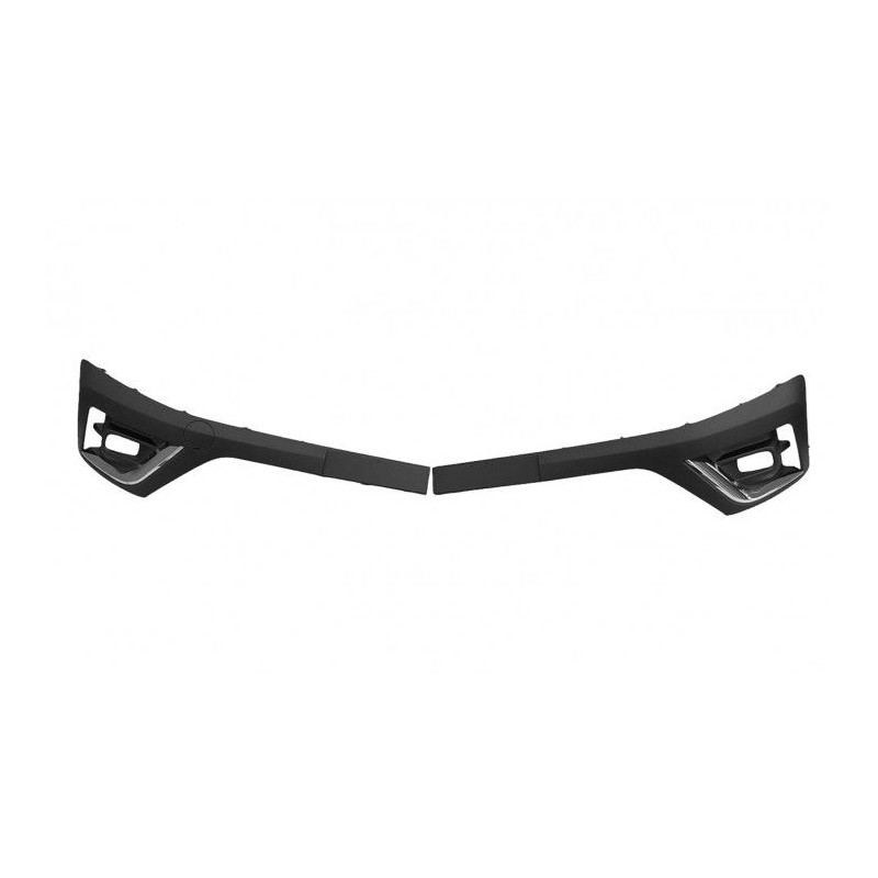 RENAULT TRAFIC 2021.08-* KIT (DIREITO/ESQUERDO) FRISO PARA-CHOQUES FRENTE COM FURO FARÓIS