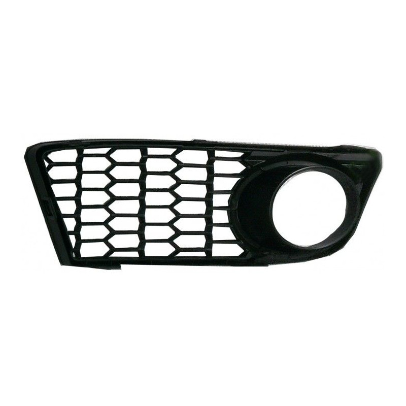 BMW S/1 F20/F21 12-* GRELHA ESQUERDO PARA-CHOQUES FRENTE PRETA COM FURO FAROL (MODELO PACK M)