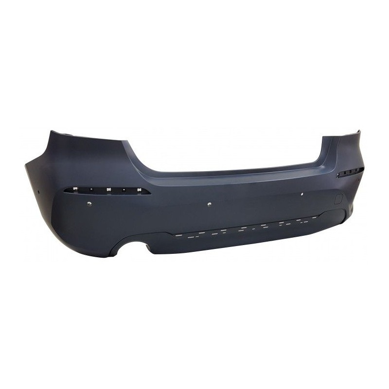 BMW S/1 F40 2019.07-* PARA-CHOQUES TRÁS COM 6 FUROS SENSOR COM FUROS FRISO (MODELO LUXURY/SPORT)