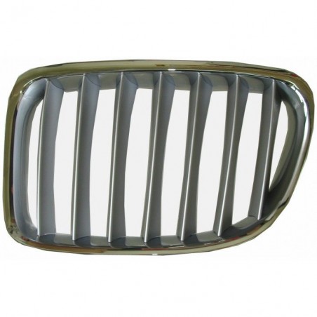 BMW X1 09-* GRELHA ESQUERDA (CROMADO/CINZA)