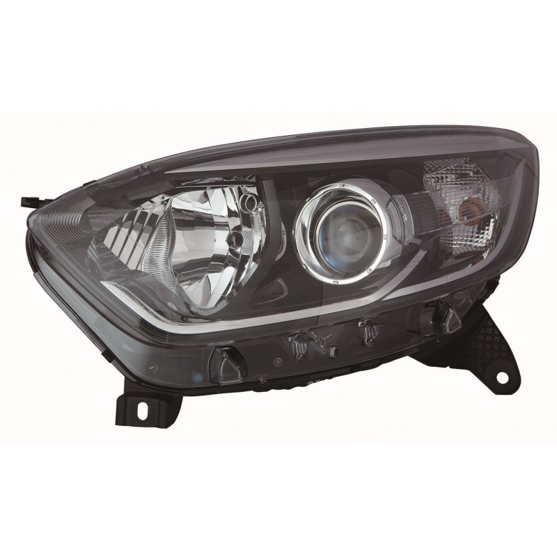 RENAULT CAPTUR 13-* FAROL ESQUERDO ELÉCTRICO COM MOTOR INTERIOR NEGRO FRISO CROMADO (H1/H1)