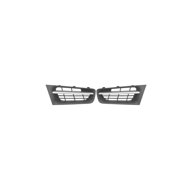 RENAULT MEGANE 06-* KIT GRELHAS FRENTE (COM FRISO CROMADO)