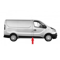 RENAULT TRAFIC/VIVARO/TALENTO 2014.05-* FRISO LATERAL DIREITO PRETO