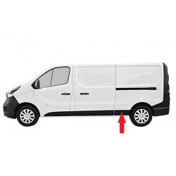 RENAULT TRAFIC/VIVARO/TALENTO 2014.05-* FRISO PAINEL LATERAL TRÁS ESQUERDO(CH/LONGO)