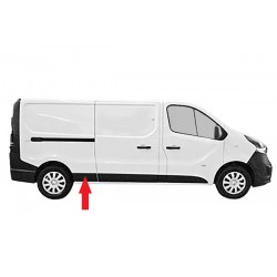 RENAULT TRAFIC/VIVARO/TALENTO 2014.05-* FRISO PAINEL LATERAL TRÁS DIREITO(CH/LONGO)