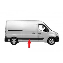 RENAULT MASTER III/MOVANO 2010.02-* FRISO PAINEL LATERAL DIREITO MEIO (MÉDIO/LONGO)