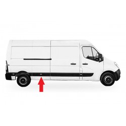 RENAULT MASTER III/MOV 2010.02-* FRISO PAINEL LATERAL DIREITO MEIO/TRÁS COM FURO PISCA (LONGA)