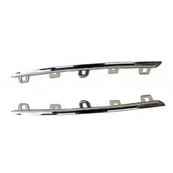 RENAULT MEGANE 16-* KIT (2 PEÇAS) FRISOS SUPERIORES CROMADOS GRELHA FRENTE