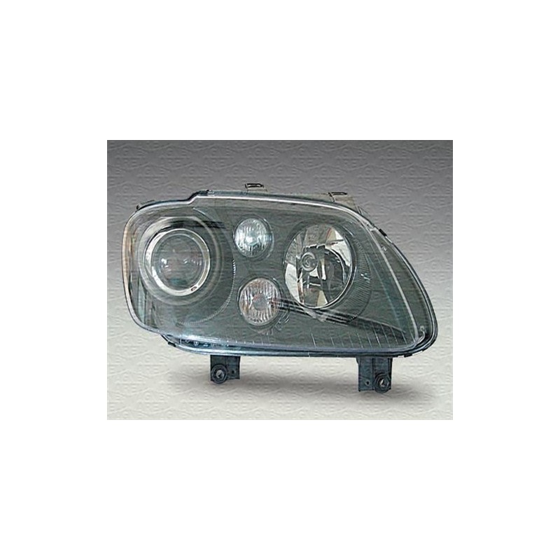 VW TOURAN 03-* FAROL DIREITO ARO NEGRO M/MARELLI (H7/H7)