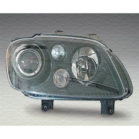 VW TOURAN 03-* FAROL DIREITO ARO NEGRO M/MARELLI (H7/H7)