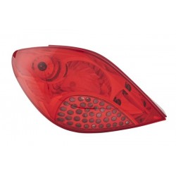 VIDRO FAROLIM TRÁS ESQUERDO PEUGEOT 207 2006/02-