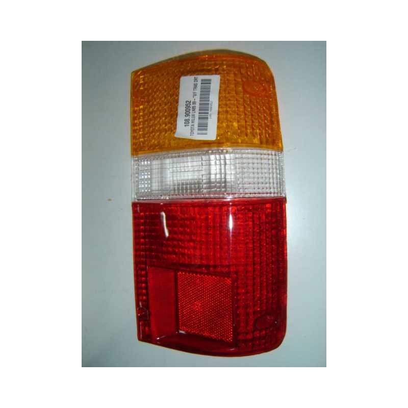 TOYOTA HILUX LN85 89-* VIDRO FAROLIM TRÁS DIREITO CAIXA METÁLICA