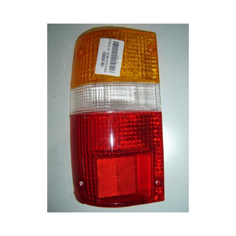 TOYOTA HILUX LN85 89-* VIDRO FAROLIM TRÁS ESQUERDO CAIXA METÁLICA