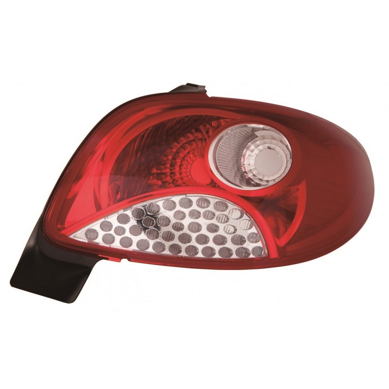 PEUGEOT 206+ 09-* FAROLIM TRÁS DIREITO (VERMELHO/BRANCO)