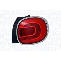 FIAT 500L 5 PORTAS 12-* FAROLIM TRÁS DIREITO COM ARO CROMADO LED M/MARELLI