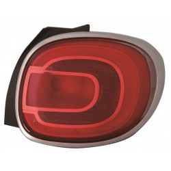 FIAT 500L 12-* FAROLIM TRÁS DIREITO (CINZA MATE)(LED)(MODELO TREKKING)