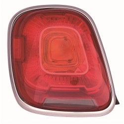 FIAT 500X 14-* FAROLIM TRÁS ESQUERDO COM ARO CROMADO