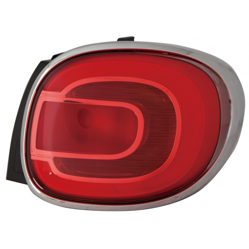 FIAT 500L 12-* FAROLIM TRÁS DIREITO (CROMADO) MODELO LIVING (LED)