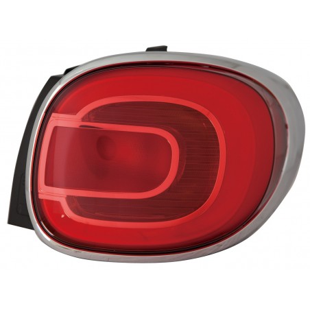FIAT 500L 12-* FAROLIM TRÁS DIREITO (CROMADO) MODELO LIVING (LED)