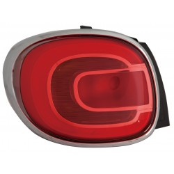 FIAT 500L 12-* FAROLIM TRÁS ESQUERDO (CROMADO) MODELO LIVING (LED)