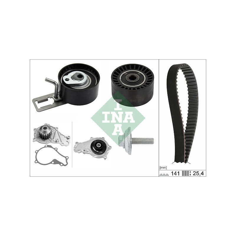 Bomba de água + kit de correia dentada