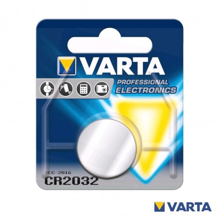 PILHA LÍTIO BOTÃO CR2032 3V BLISTER VARTA