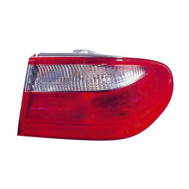 MERCEDES W210 99-* FAROLIM TRÁS DIREITO (CANTO BRANCO/VERMELHO)