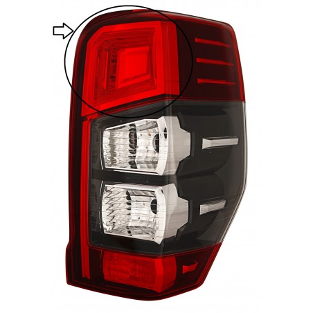 MITSUBISHI L200 2019.08-* FAROLIM TRÁS DIREITO CAIXA METÁLICA (LED/PY21W/W16W)