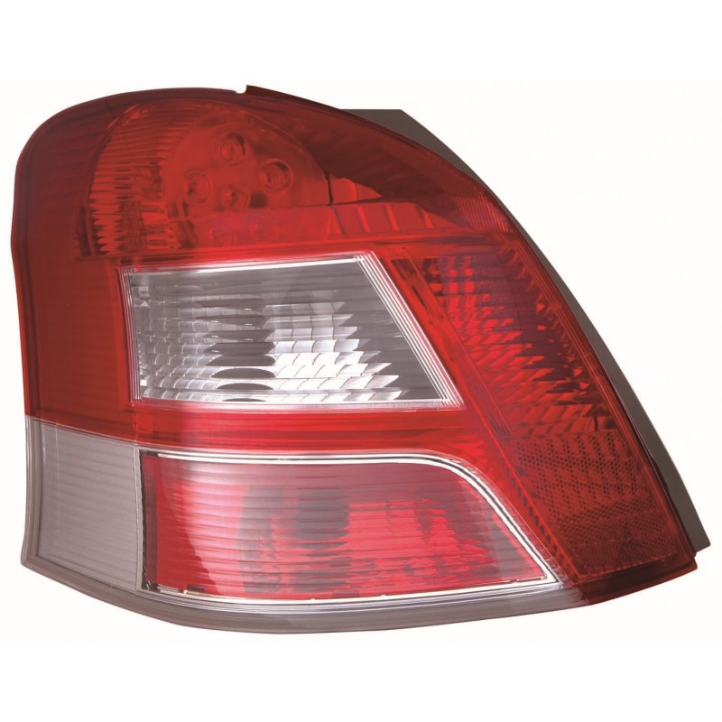 TOYOTA YARIS 09-* FAROLIM TRÁS ESQUERDO LED (BRANCO/VERMELHO)