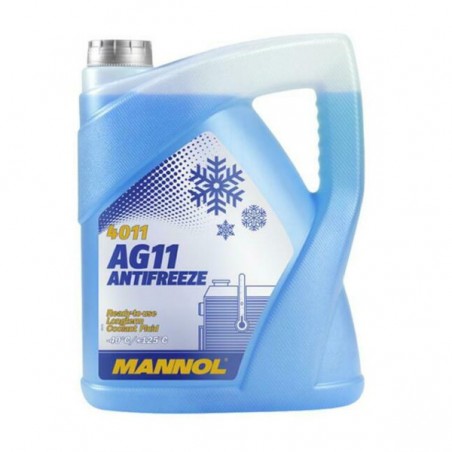 MANNOL MN4011-5 – Anticongelante AG11 Longterm 5 L | Proteção até –40 °C
