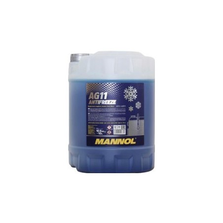 MANNOL MN4011-10 – Anticongelante AG11 Longterm 10 L | Proteção até -40 °C
