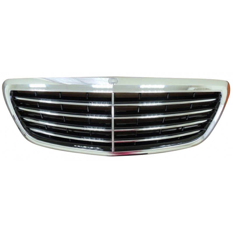 MERCEDES S W222 13-* GRELHA FRENTE (CROMADA/PRETA)